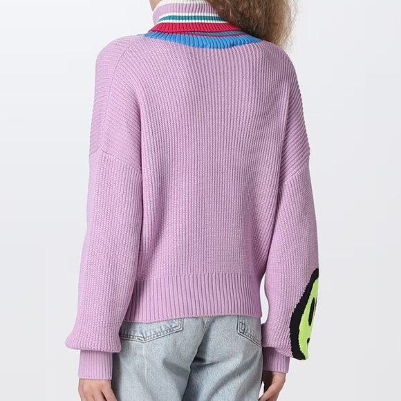 Barrow's lilac long sweater size M - Picture 2 of 2